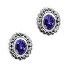 Tansanit Ohrstecker 925er