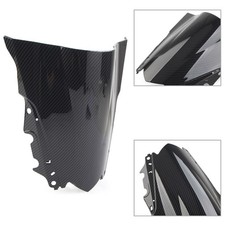 Windschutzscheibe ABS für Yamaha YZF-R25 2014-2018 & R3 2015 Kohlefaser Schwarz