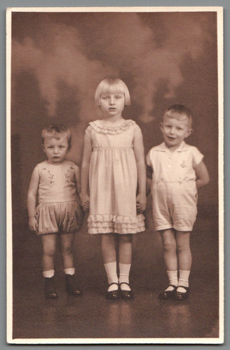 Foto drei kinder wie - ak,