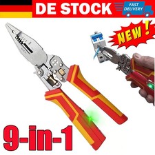 9in1 Abisolier Zange Kabel Rundkabel Multifunktionale Abisolierzange Kabelöffnen
