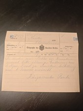 Original Telegramm Deutsches
