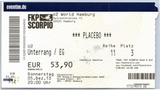 Placebo Ticket 2013 Tour -
