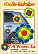 Sortiment Blumen Aufkleber Pril* Blume Prilblumen Retroblume Flowers
