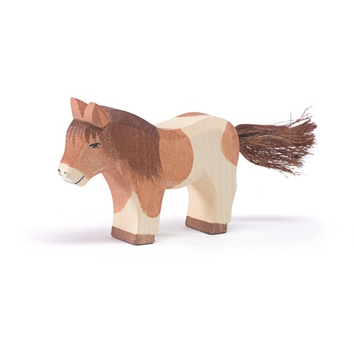 Shetland pony stehend - stehend,