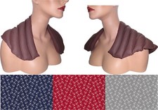 Schulter-/Nackenhörnchen 2 Größen/3 Farben Anker Körnerkissen BIO-Dinkelkissen 