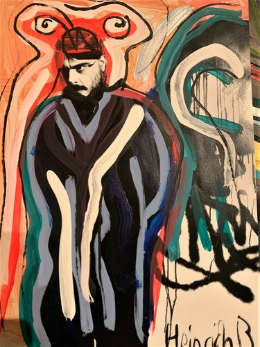 Portrait mann artbrut - mann,
