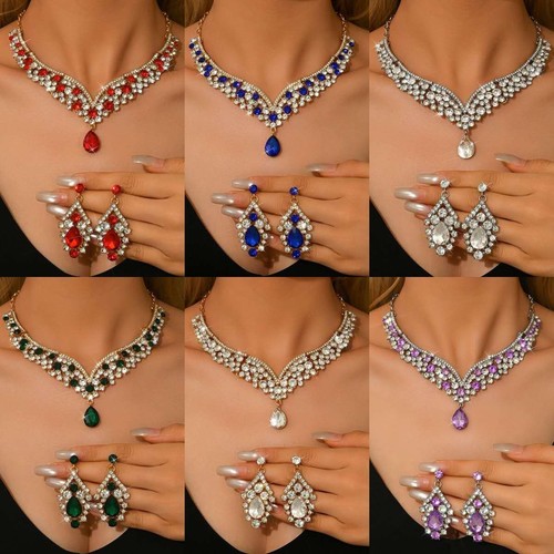 Halsketten set mit - mit, strass