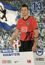 AUTOGRAMM EHEM.  SPIELER  HERTHA BSC  BERLIN