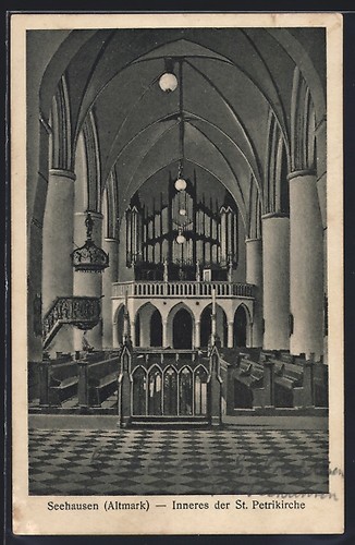 Ansichtskarte seehausen - ansichtskarte,