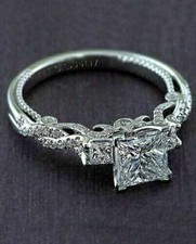 14 Karat Weißgold 2,90 kt