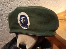 CHE Guevara Barett Mütze beidseitig oliv schwarz mit Stern 1a Qualität Käppi BW