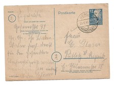 Fernkarte Berlin Schmöckwitz 29.12.49 nach Putlitz GA P 36/01