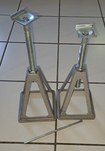 Alu stützbock 2er set - alu, |