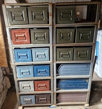 Lagerfix  DDR  Schäfer Stapelboxen stahlrahmen Regalsystem Regal lagerfixrahmen