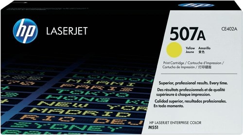 Original 507a toner gelb - 507a,