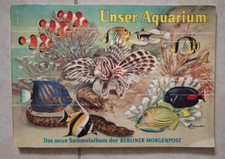 Sammelalbum "Unser Aquarium" Berlin 1962 + komplett + sehr guter Zustand