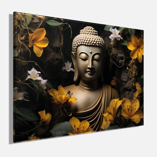 Wandbild buddha 46x61 - wandbild,