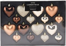 16 Stück Weihnachtskugeln