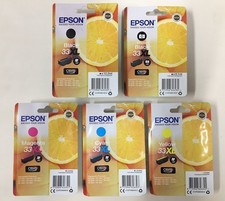 5 original Epson Tinten 33XL