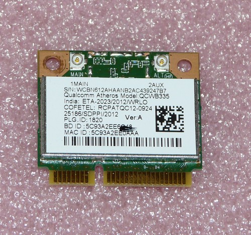 Qualcomm atheros qcwb335 - qualcomm,