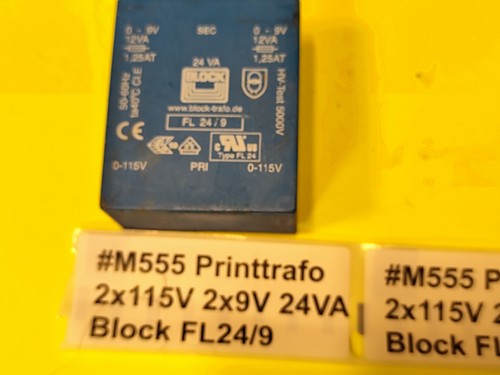Block 2x115v 2x9v 24va - block, 24/9
