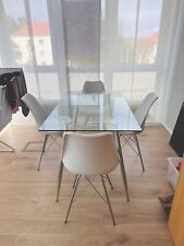 Esstisch  Stühle 4 er set gebraucht