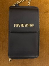 Love Moschino SIGNATURE - Handytasche/ Geldbörse - nero/ schwarz - NEU