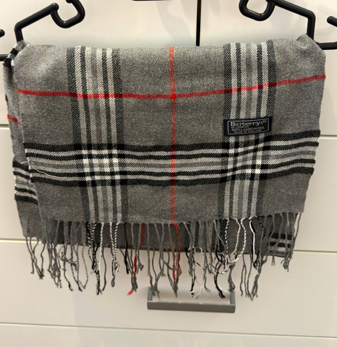 Vintage burberrys schal grau - burberrys,