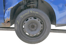 4x Polo 6R 9N Ibiza Felgen 185/60 R14 Winterreifen M+S 6jx15 ET38 Reifen 4-5mm