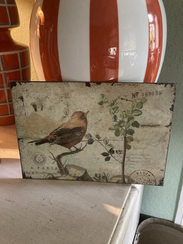 Metall bild vogel - metall,