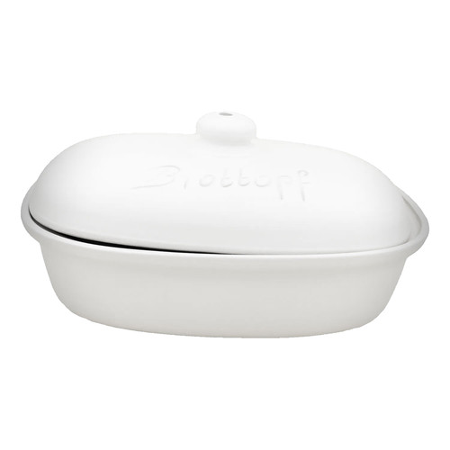 Brottopf weiss matt oval - brottopf,