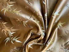Brokat Seidenstoff Bambus