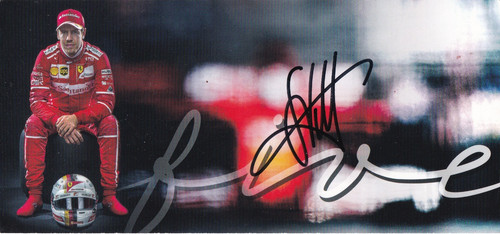 Autogramm sebastian vettel - sebastian,