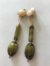 Ohrclips/Vintage Muranoglas