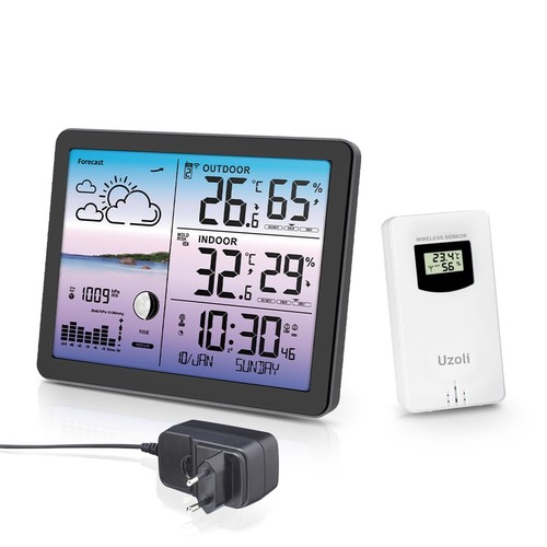 Uzoli funk wetterstation mit - uzoli,
