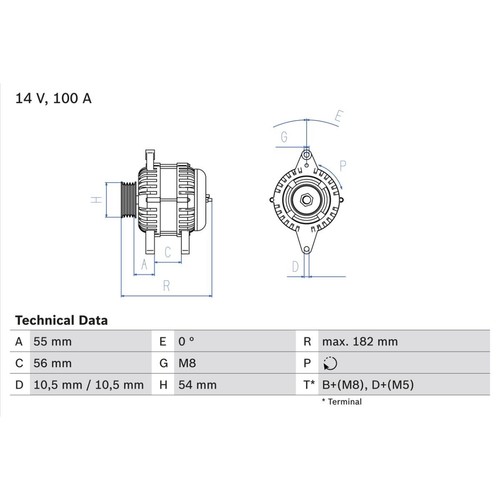 Drehstromgenerator bosch 986 - drehstromgenerator,