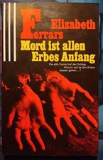 Taschenkrimi "Mord ist allen Erbes Anfang" Elizabeth Ferrars /  Scherz 1980