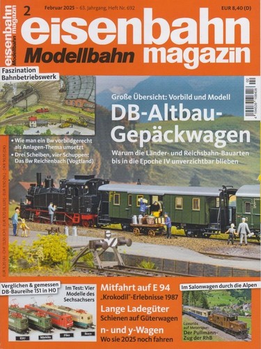 Eisenbahn modellbahn magazin - modellbahn,