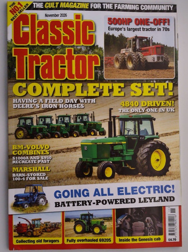 Classic tractor zeitschrift - tractor,