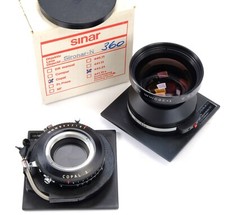 Sironar-N DBM und Copal  1:6,8 / 360 mm MC auf Sinar Platine+Copal 3 selten