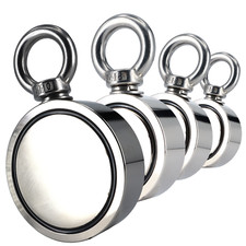 Neodym Bergemagnet Magnetangeln Magnetfischen Suchmagnet Starke Magnete Rund Öse