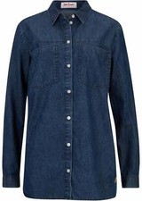 Jeansbluse aus Bio Baumwolle