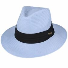 Unisex Papierstroh zerbrechbar Sommer Panama Fedora Mütze mit verstellbarem Schweißband