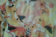 APART Kleid Hippie Größe 34 Stirnband Gürtel 70 er Karneval evtl. Abba  Kostüm