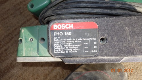 Elektrohobel bosch pho 150 - elektrohobel,
