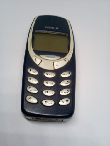 Nokia 3310 blue mobile phone - nokia,