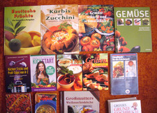 Konvolut Kochbücher 16 Stk. Gemüse Suppen Früchte Salate Snacks Dips Grillen Kür