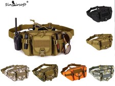 Outdoor Taktische Handy Gürteltasche Bauchtasche Armee Hüfttasche Sport Bag DE
