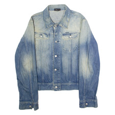 DIESEL Herren Jeansjacke Blau