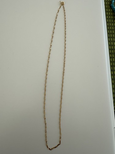Gelbgold kette 585 gebraucht - gelbgold,